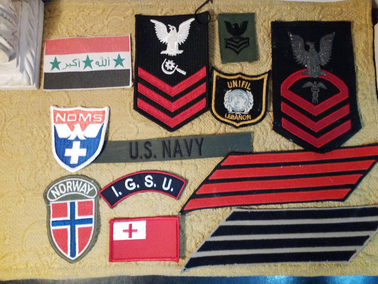 A Unique Collection of Primarily US Military Patches also Europe, Middle East etc. (1 of 5)