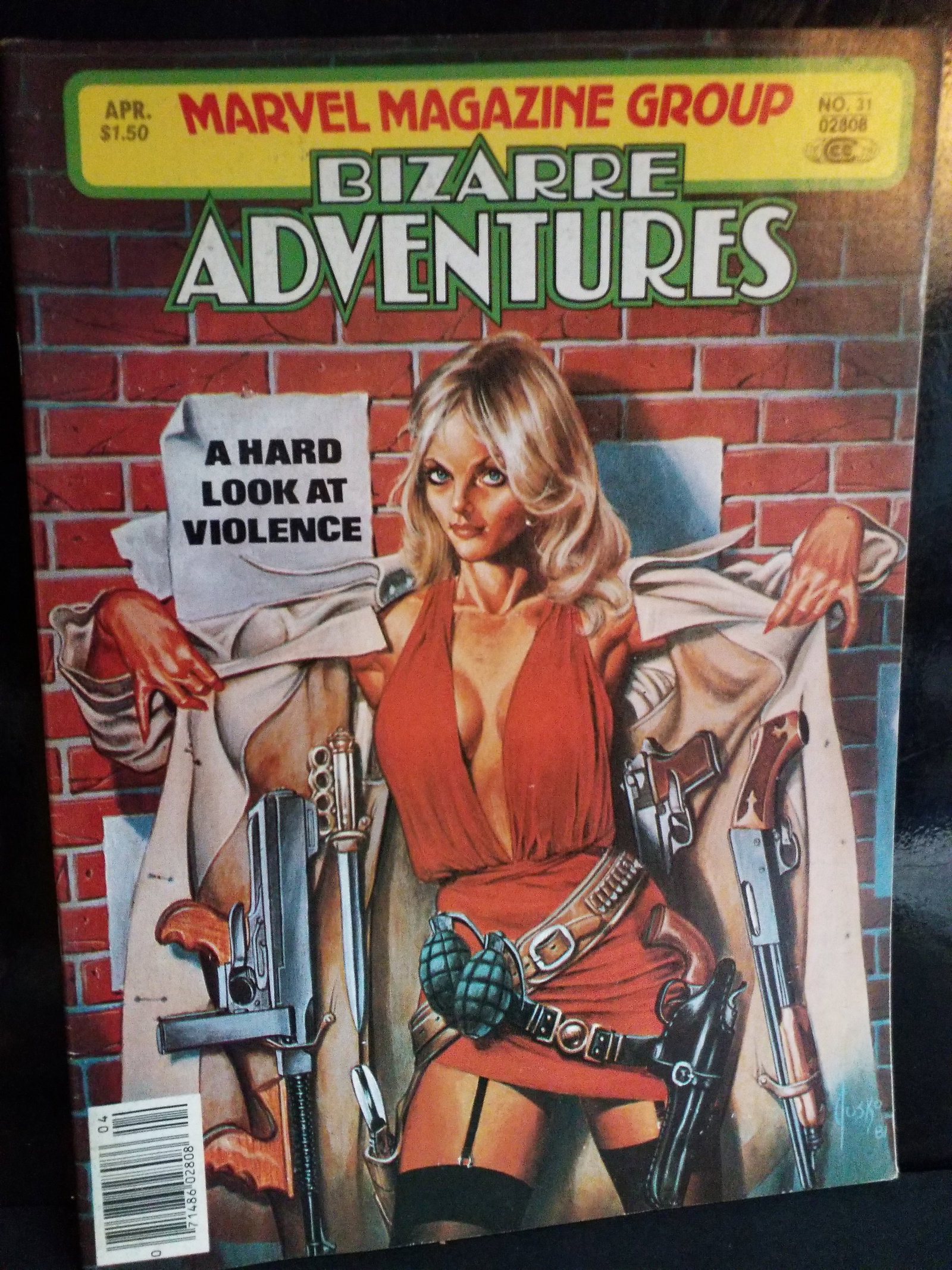 1982 April Stan Lee Presents Bizarre Adventures #31 Marvel Magazine Jusko Cover (1 of 6)