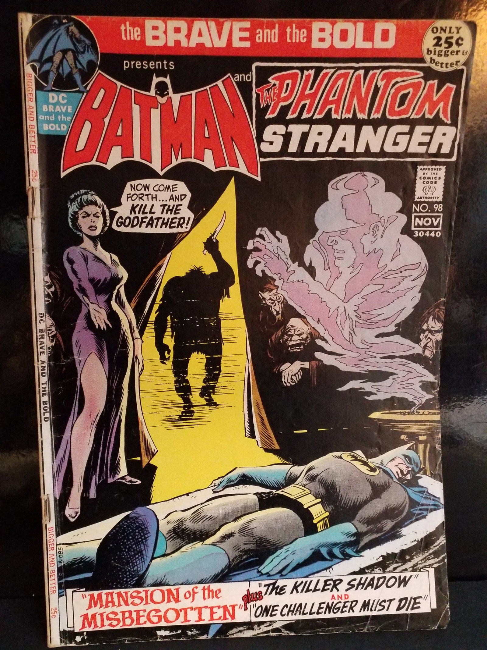 BRAVE AND THE BOLD # 9 -BATMAN & PHANTOM STRANGER-MISSION MISBEGOTTEN Nice VG+-F: In VG+ condition. nicely illustrated,