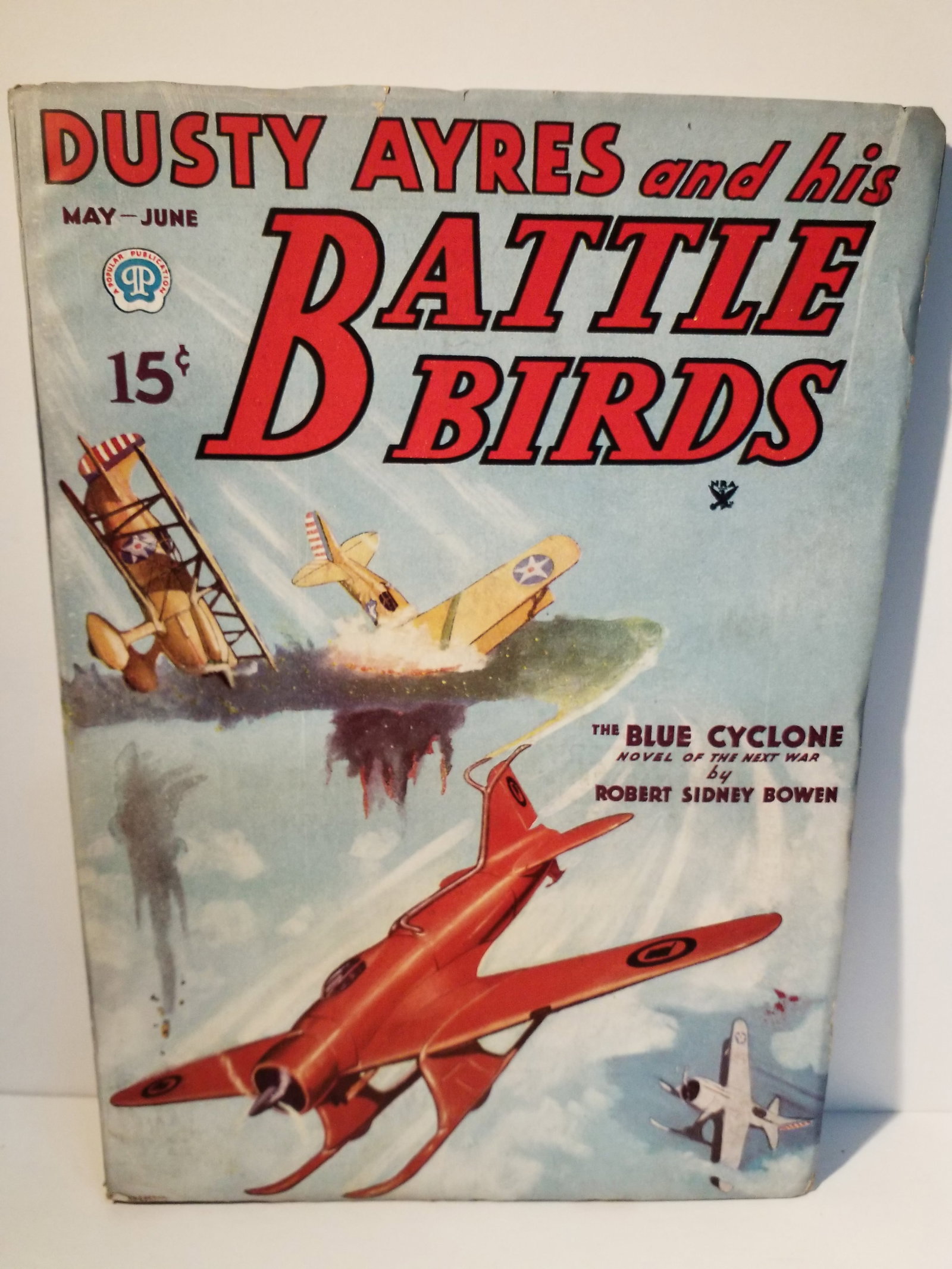 May-June 1935 Pulp issue of Dusty Ayres and His Battle Birds, Blue Cyclone Robert Bowen / F+-VF+ (1 of 5)
