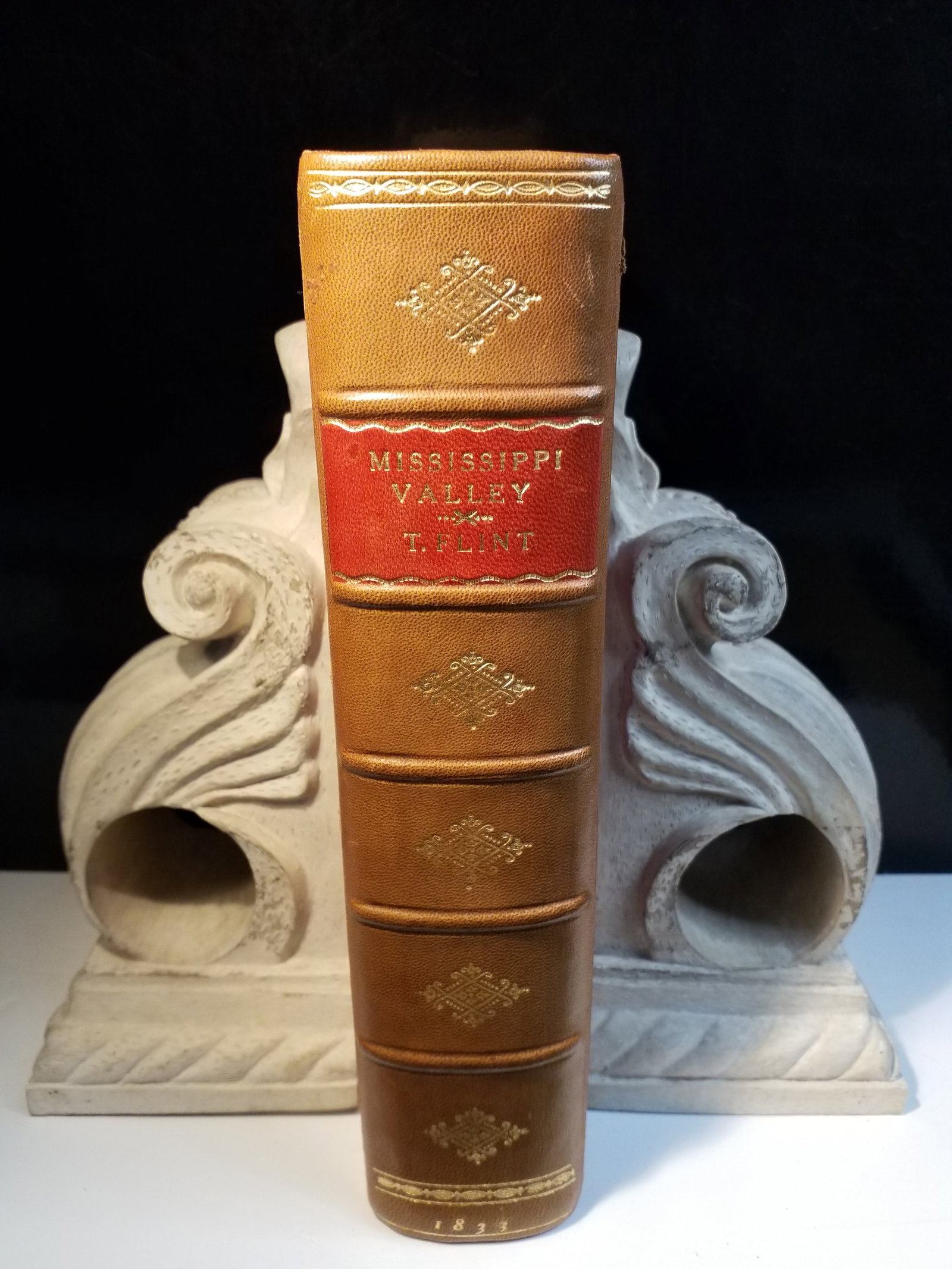 1833 "The History and Geography of the Mississippi Valley" by Timothy Flint 19th Century Amer. West (1 of 10)