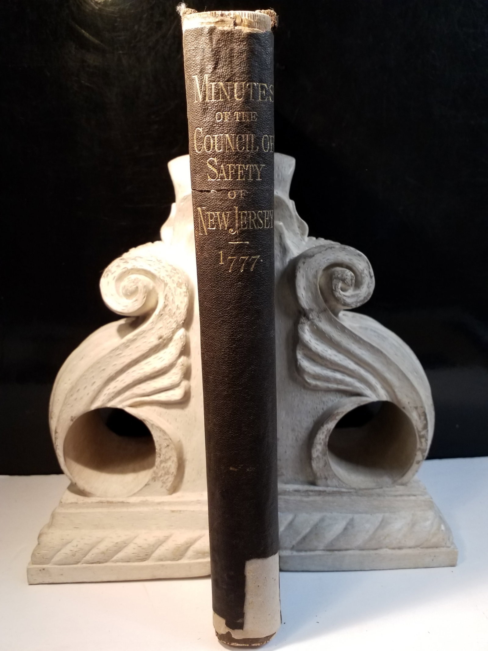 1872 Minutes of the Council of Safety of the State of New Jersey John Lyon Prisoners Fled to British: This 287-page volume is a published transcription of original handwritten booklets documenting the proceedings of New Jersey's Council of Safety during a critical period of the American Revolution, fr