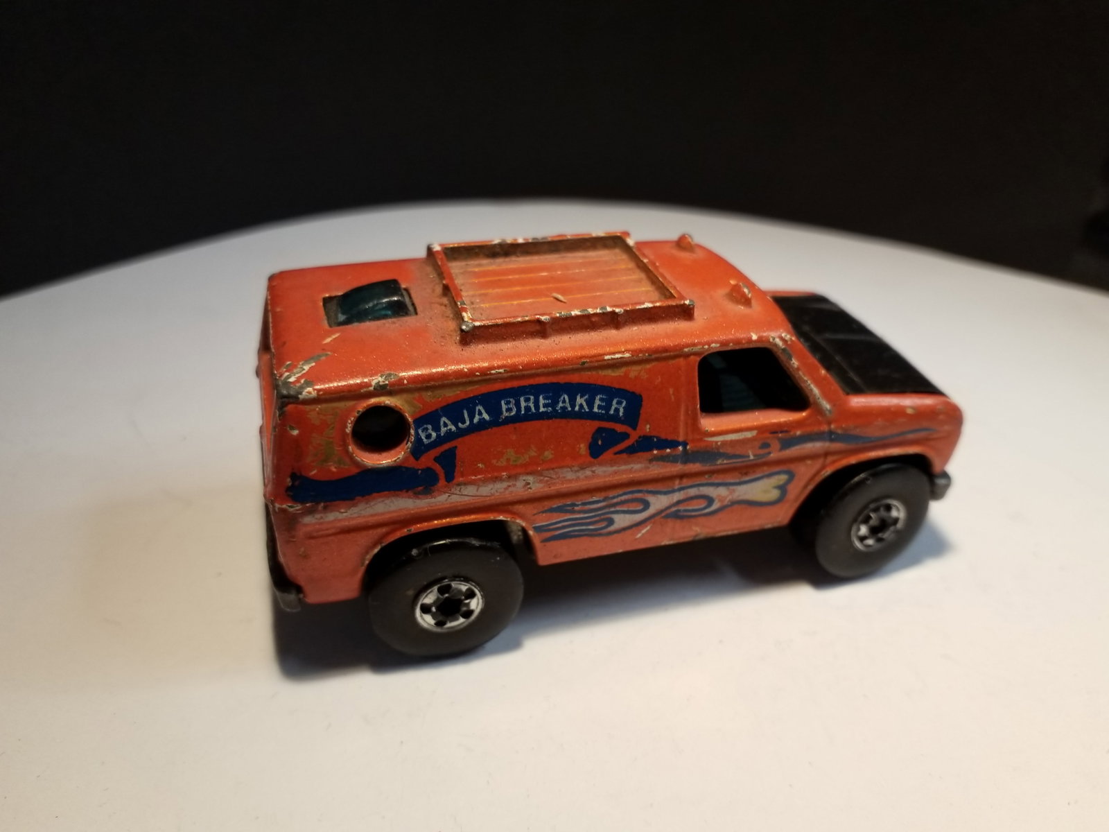 Hot Wheels Mattel 1982 Orange Baja Breaker Truck Die cast (1 of 5)
