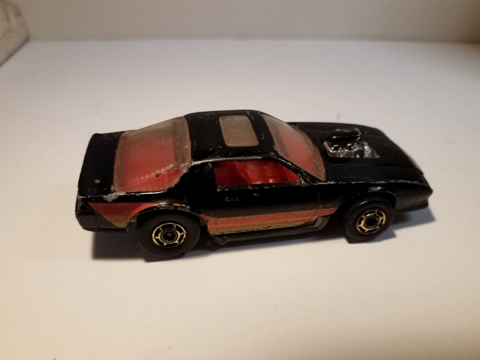 Vintage Mattel 1981 Hot Wheels Blown black Camaro z 28 (1 of 3)