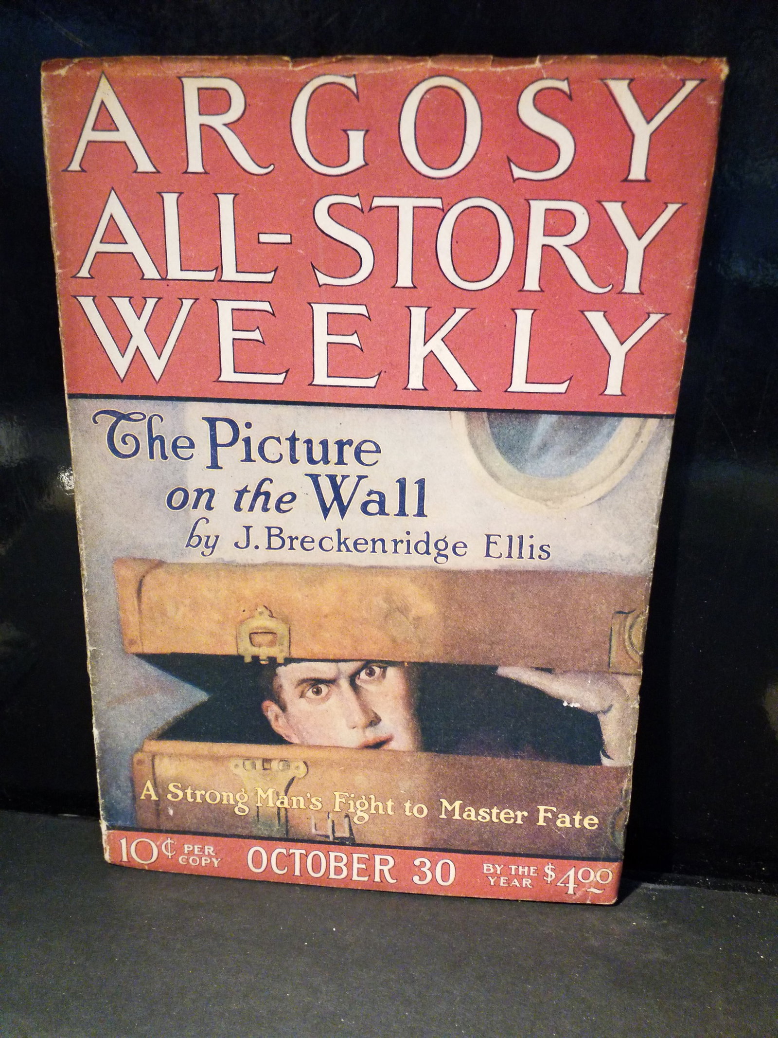Oct. 8, 1920 Argosy All Story Weekly Original Pulp The Picture on the Wall J. B. Ellis VG+-F+ (1 of 6)