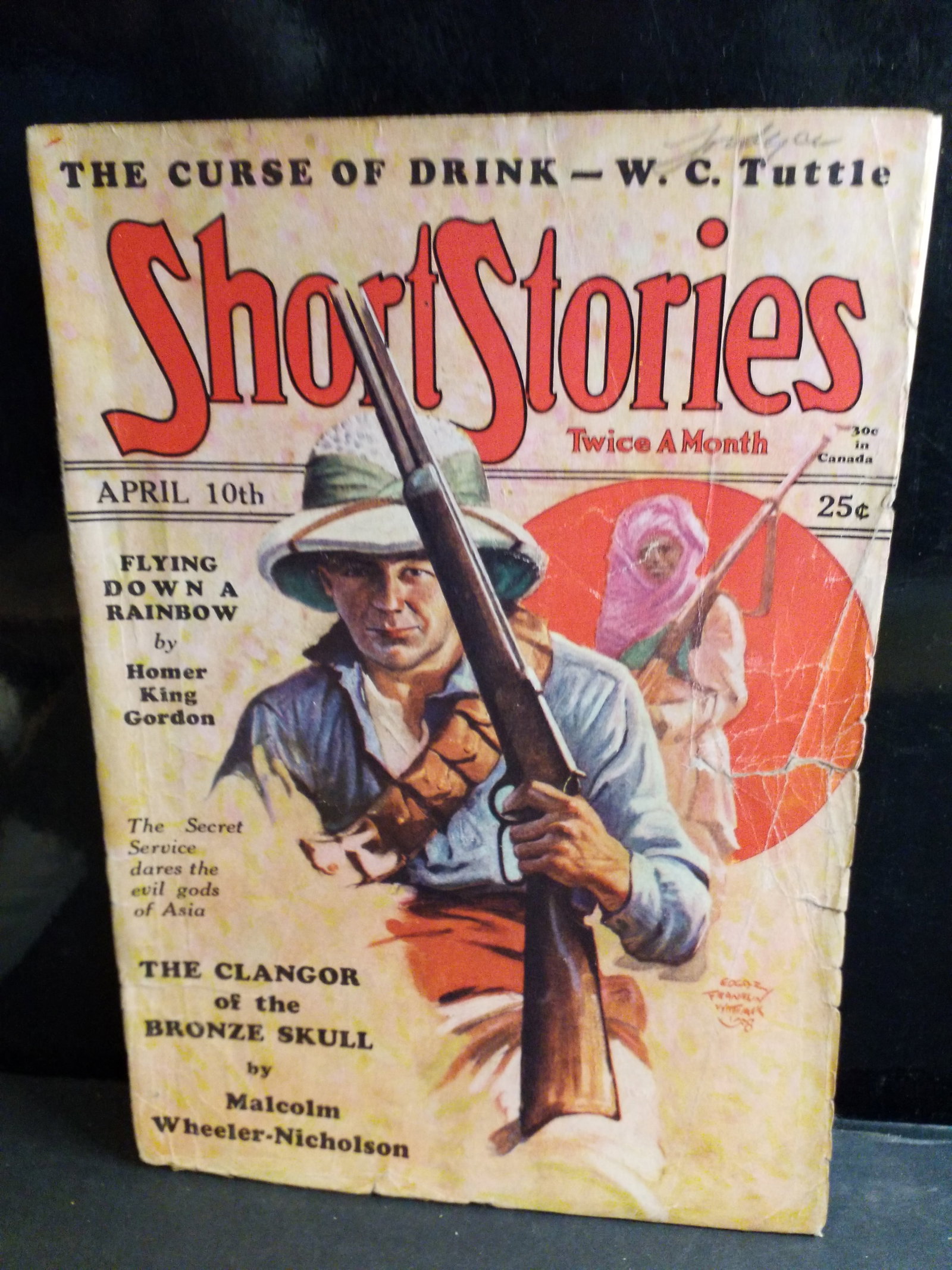 April 10, 1929 Short Stories The Clangor of the Bronze Skull Malcolm Wheeler Nicholson VG+ (1 of 10)