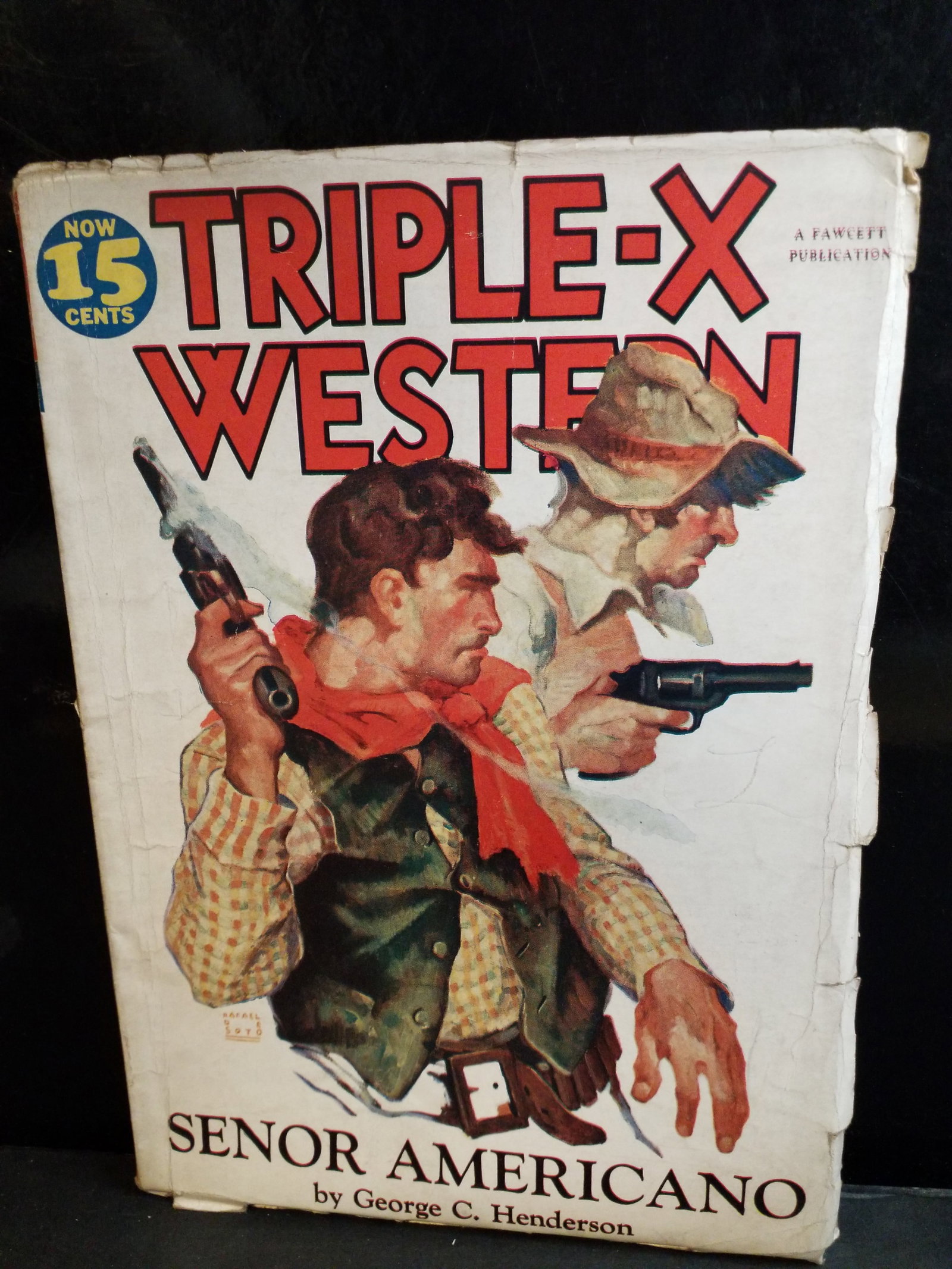 Triple X Western Senor Americano by George Henderson 1936 Classic Rare Western Pulp F+ -VF+ (1 of 6)