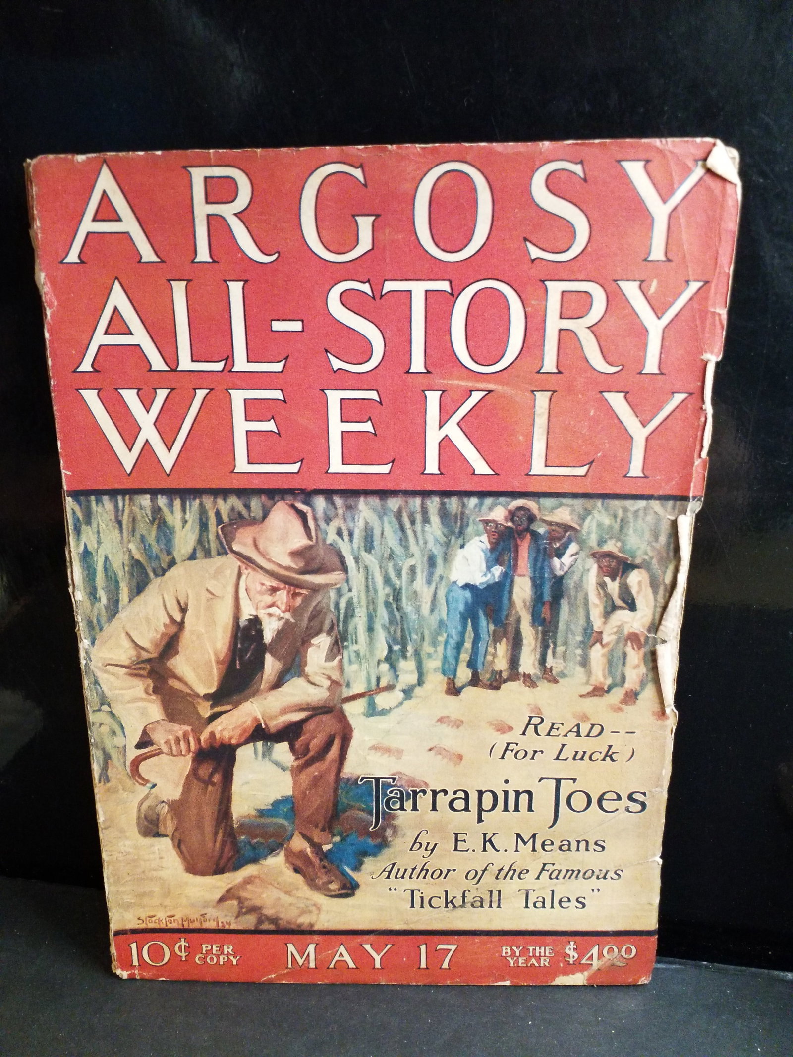 Argosy All Story Weekly Pulp comic Tarrapin Jones by E K Means May 17 1924 / VG-F (1 of 4)