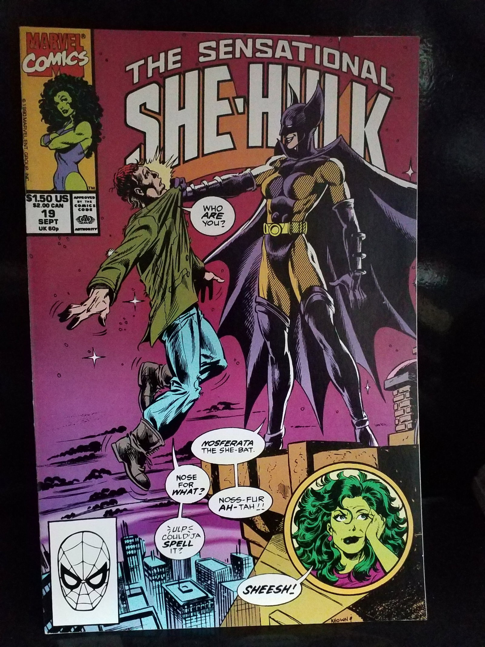 Sensational She-Hulk #19 Marvel Comics - 1st Nosfarata App / VF+-NM: Many Comic books being added, most of which are in Exceptional Condition. Many Grade worthy and higher grade. Please inspect pictures.