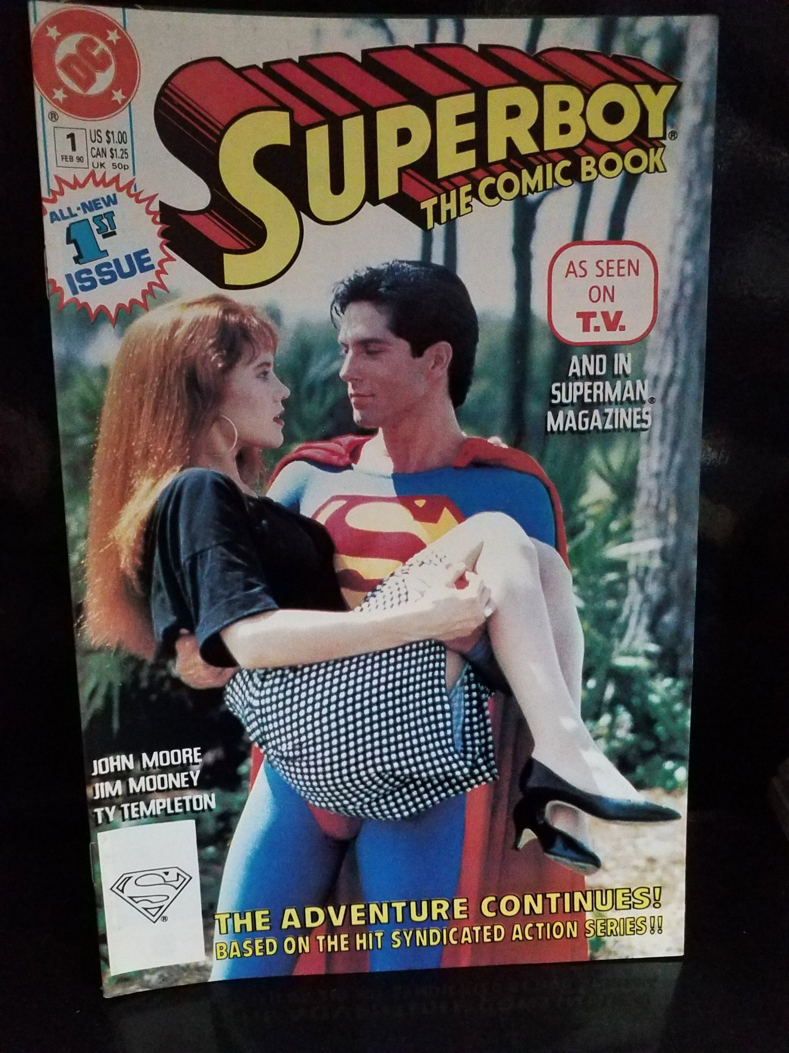Superboy #1 1990 DC Comics Based on the TV Show! / VF+-NM: Many Comic books being added, most of which are in Exceptional Condition. Many Grade worthy and higher grade. Please inspect pictures.