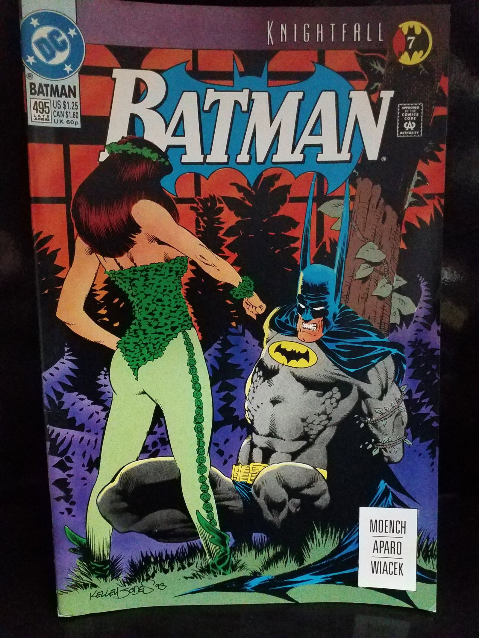 Batman #495 Nightfall Part 7, Bain, Joker, Poison Ivy, Scarecrow, DC VF+-NM: Many Comic books being added, most of which are in Exceptional Condition. Many Grade worthy and higher grade. Please inspect pictures.