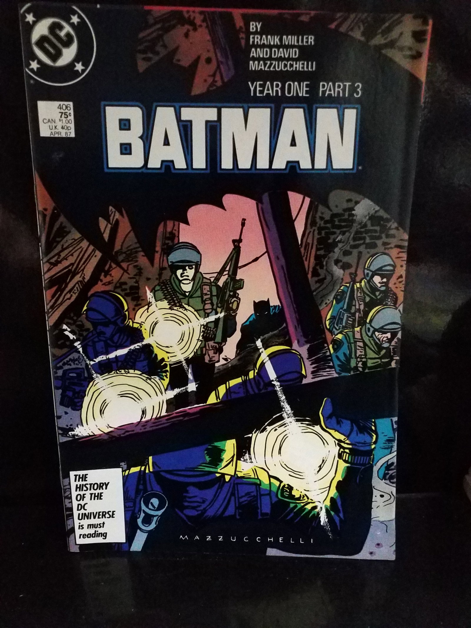 DC Comics Batman #406 FN Key Issue Year One Part 3 Frank Miller VF+-NM (1 of 2)