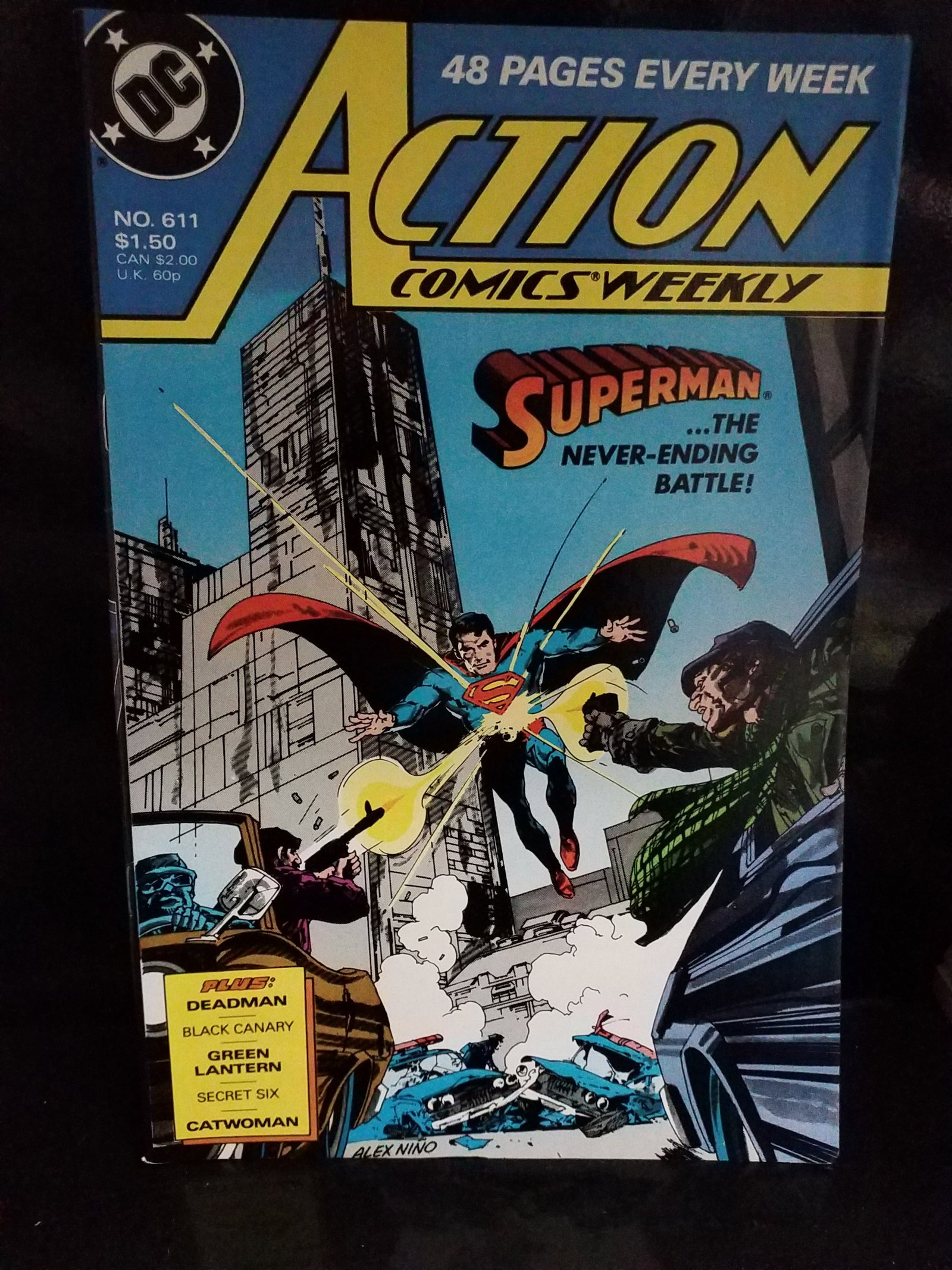 Action Comics Weekly #611 1988 DC Catwoman New Costume Superman VF+-NM (1 of 2)