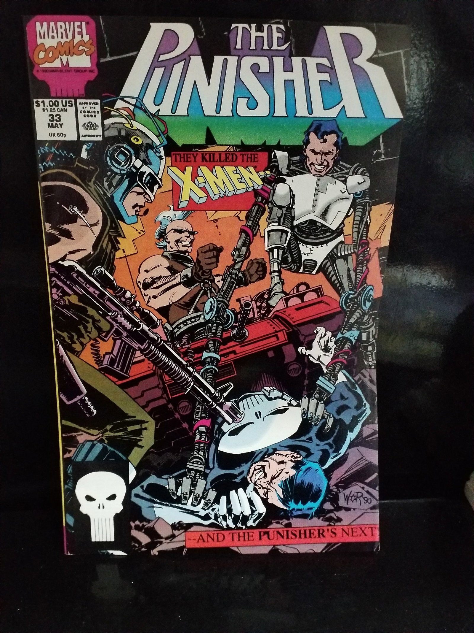 The Punisher #33 Vintage 1990 Marvel Comics Direct Copper Age Book VF+-NM: Many Comic books being added, most of which are in Exceptional Condition. Many Grade worthy and higher grade. Please inspect pictures.