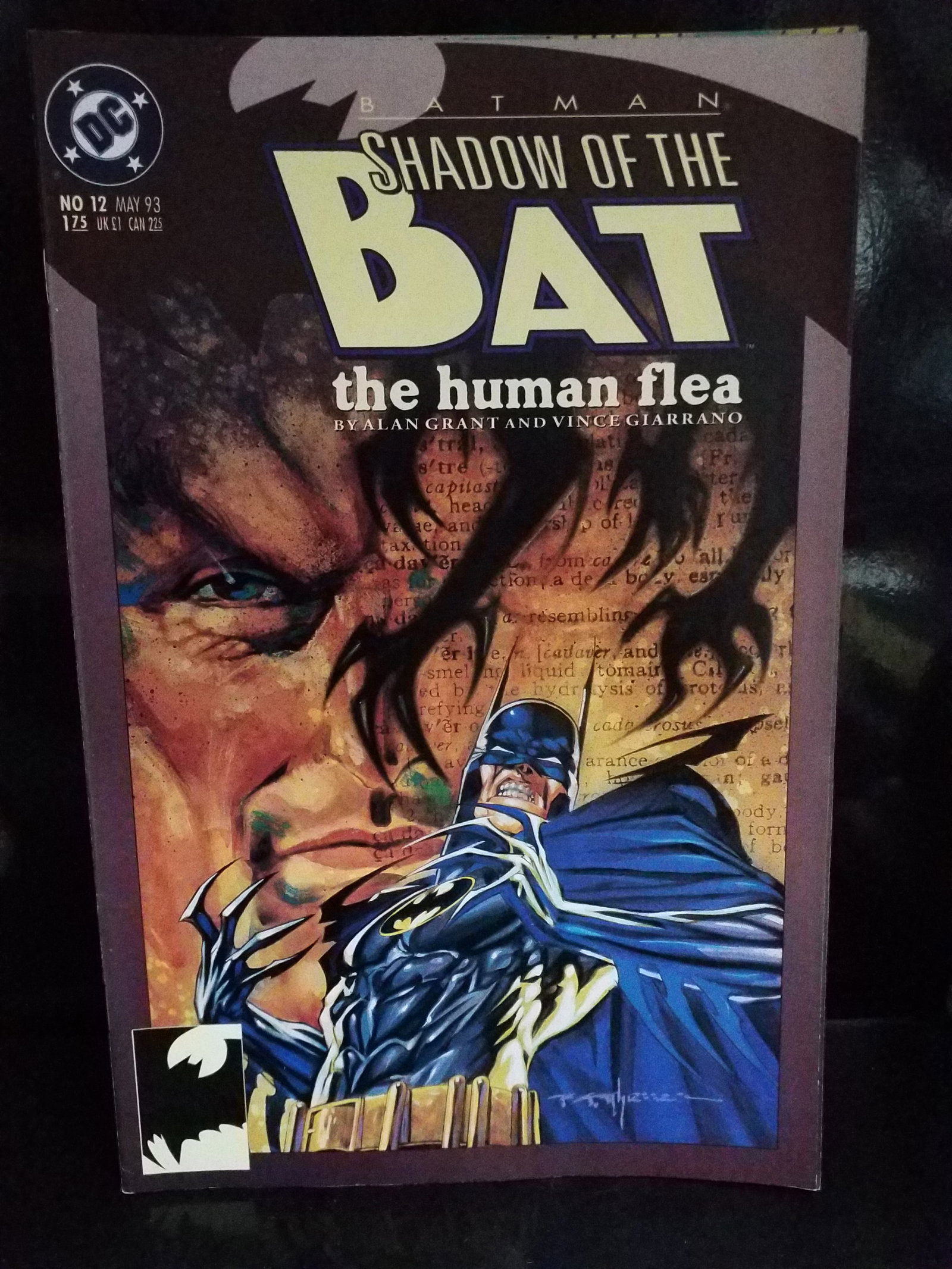 Batman Shadow of the Bat #12 Comic Book May 1993 DC / F+-VF+ (1 of 2)