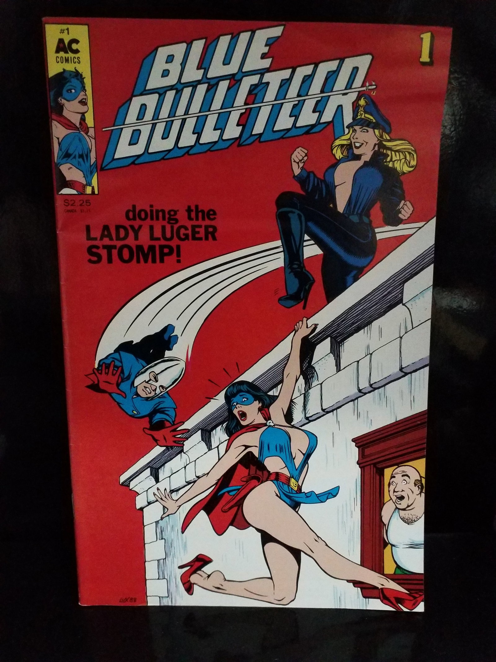 Blue Bulleteer #1, AC Comics Lady Luger Low Print Run / F+-VF+: Many Comic books being added, most of which are in Exceptional Condition. Many Grade worthy and higher grade. Please inspect pictures.