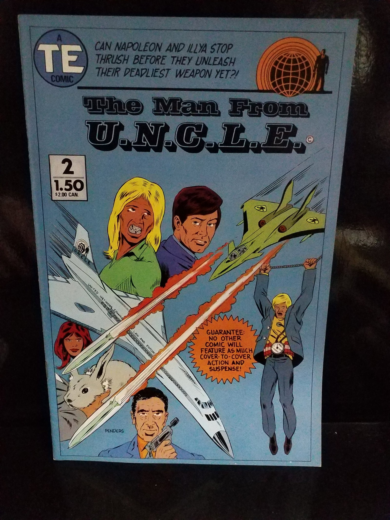 The Man From Uncle U.N.C.L.E. #2 TE Comic MGM Feb 1987 Comic Book VF+ (1 of 2)