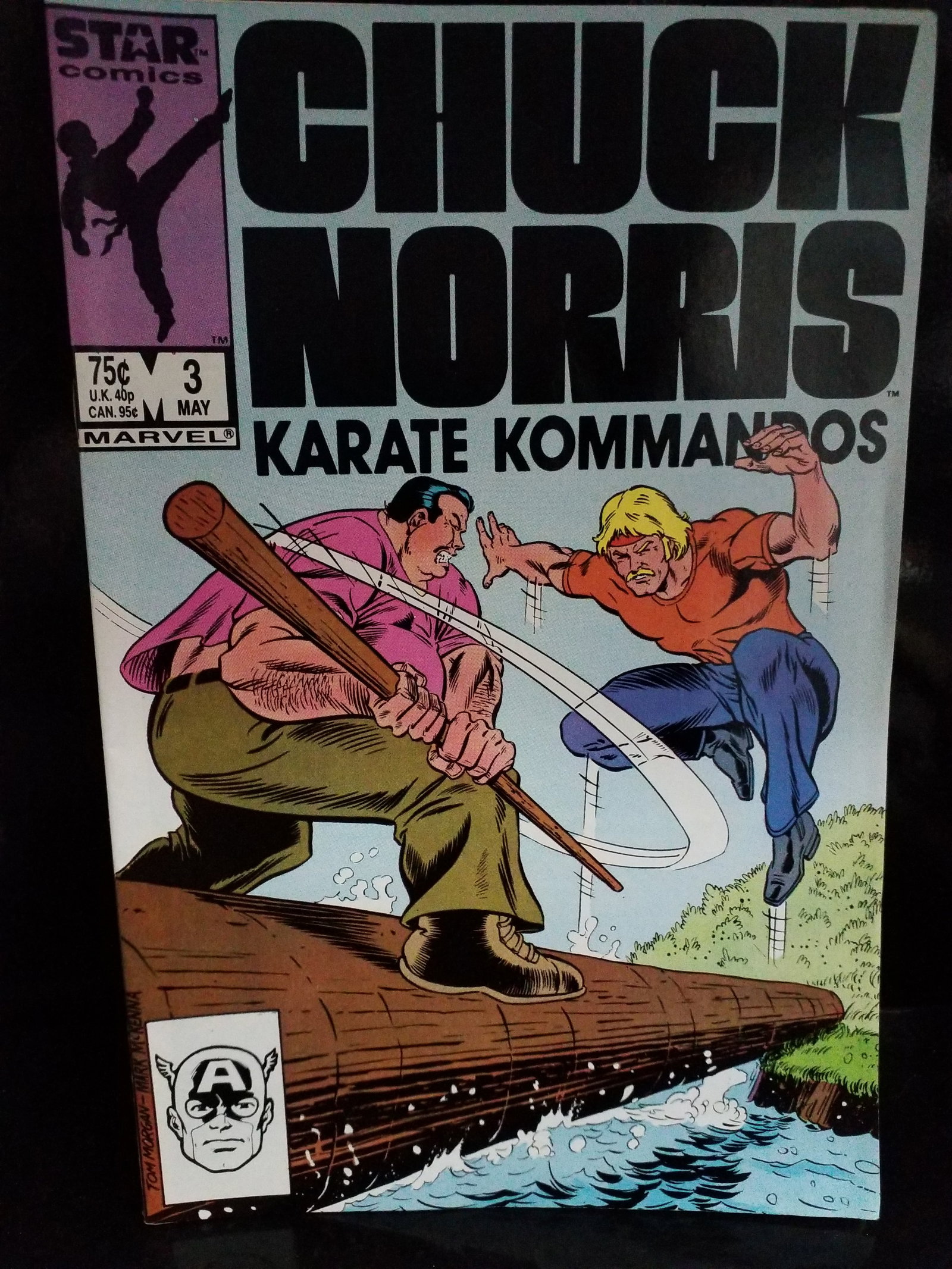 Chuck Norris Karate Kommandos #3 Star Comics/ Marvel Comics 1987 VF+: Higher grade comic, Many Comic books being added, most of which are in Exceptional Condition. Many Grade worthy and higher grade. Please inspect pictures.
