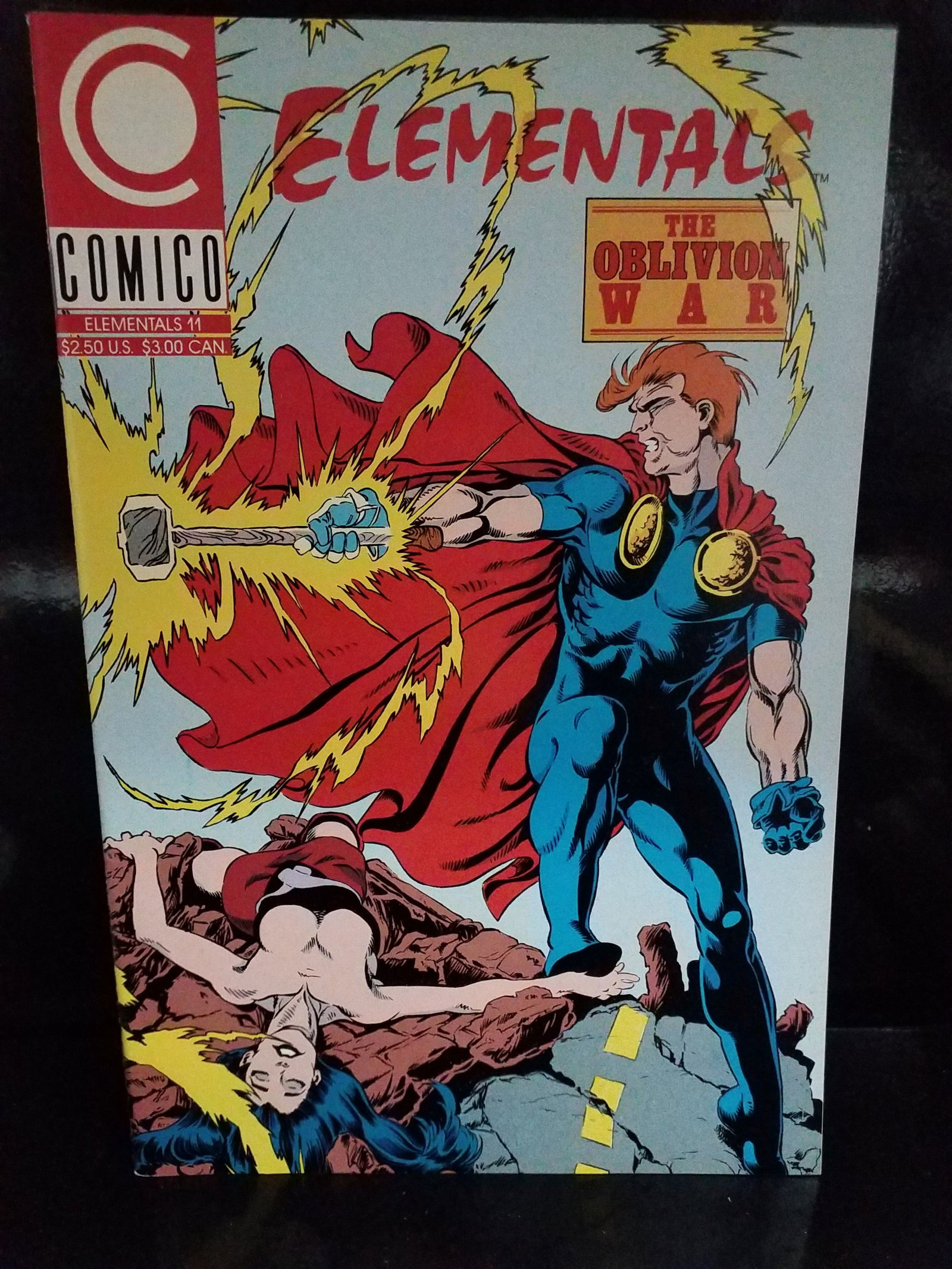 Comico ELEMENTALS #11 January 1990 THE OBLIVION WAR comic book VF+: Higher grade comic, Many Comic books being added, most of which are in Exceptional Condition. Many Grade worthy and higher grade. Please inspect pictures.