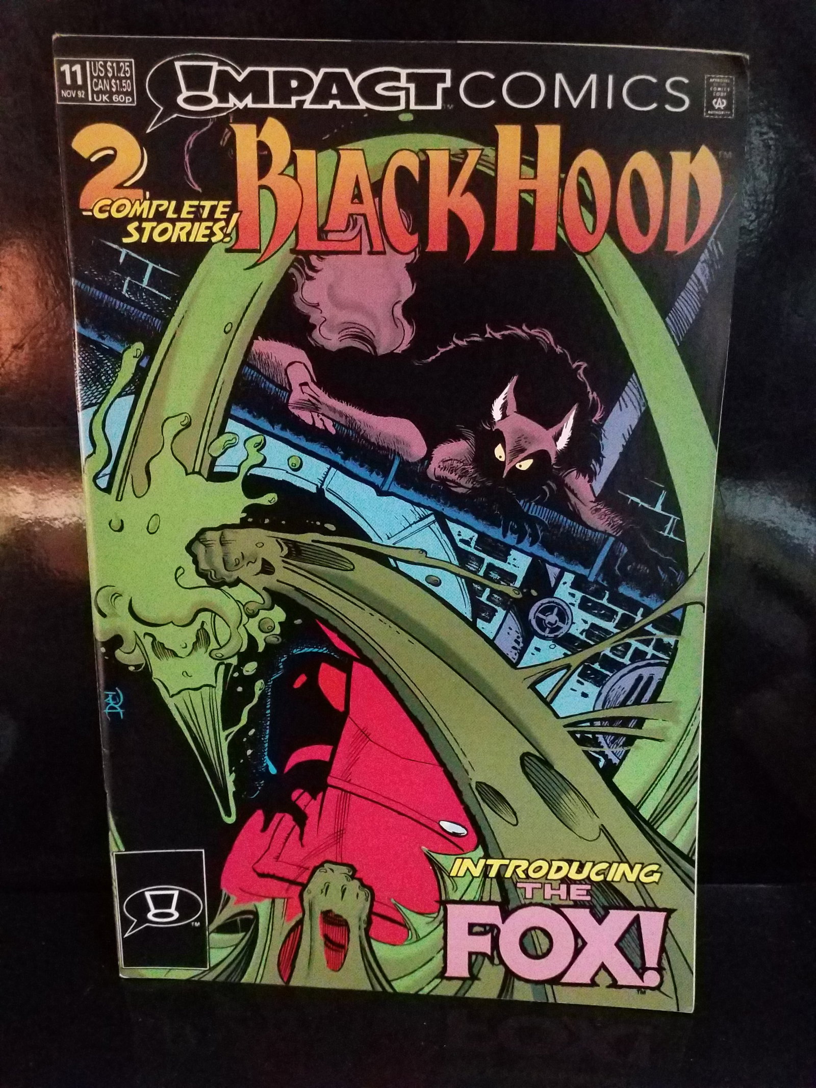 Black Hood #11 (Nov 1992, Impact) 2 Complete Stories and Introducing The FoHigh Grade Comic Book VF+: Higher grade comic, Many Comic books being added, most of which are in Exceptional Condition. Many Grade worthy and higher grade. Please inspect pictures.