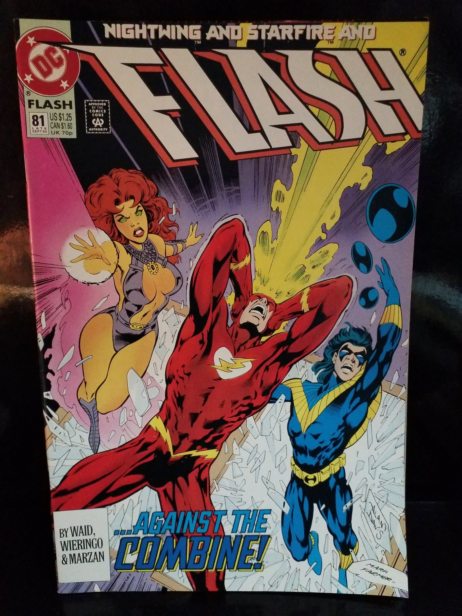 DC Comics The Flash #81 September 1993 Alan Davis Cover Comic Book VF+ (1 of 2)