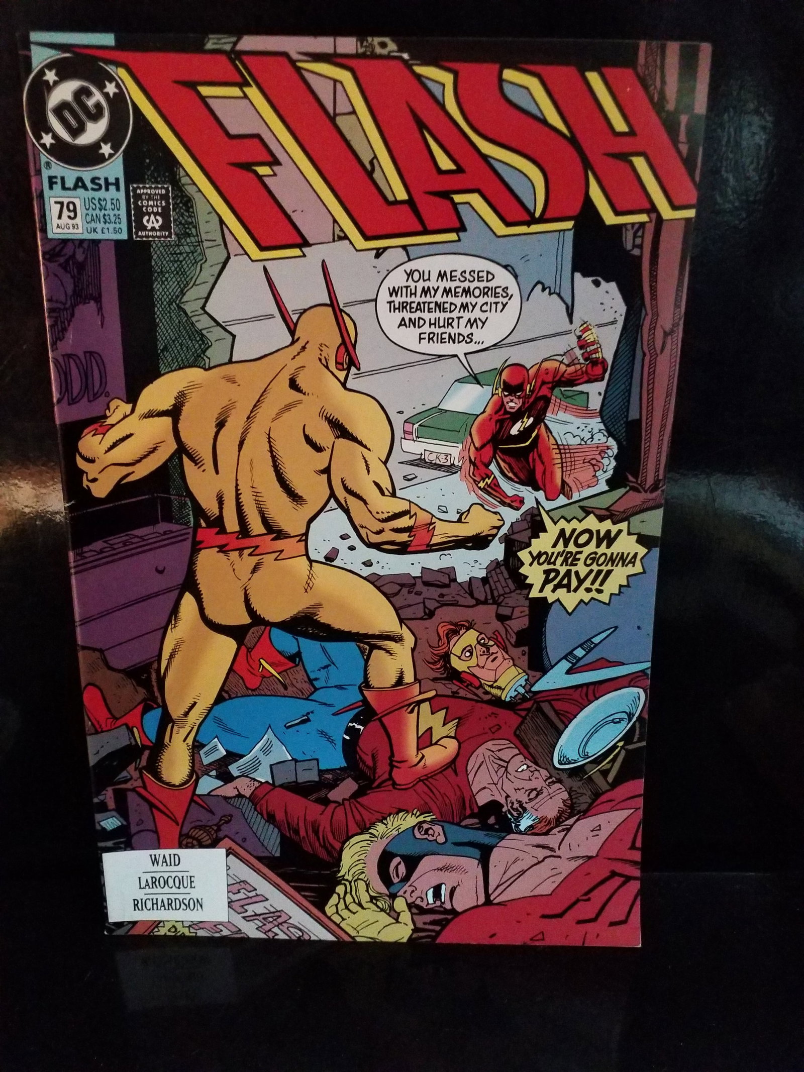 Flash #79 1993 DC Comics Professor Zoom Mark Waid Book VF+ (1 of 2)