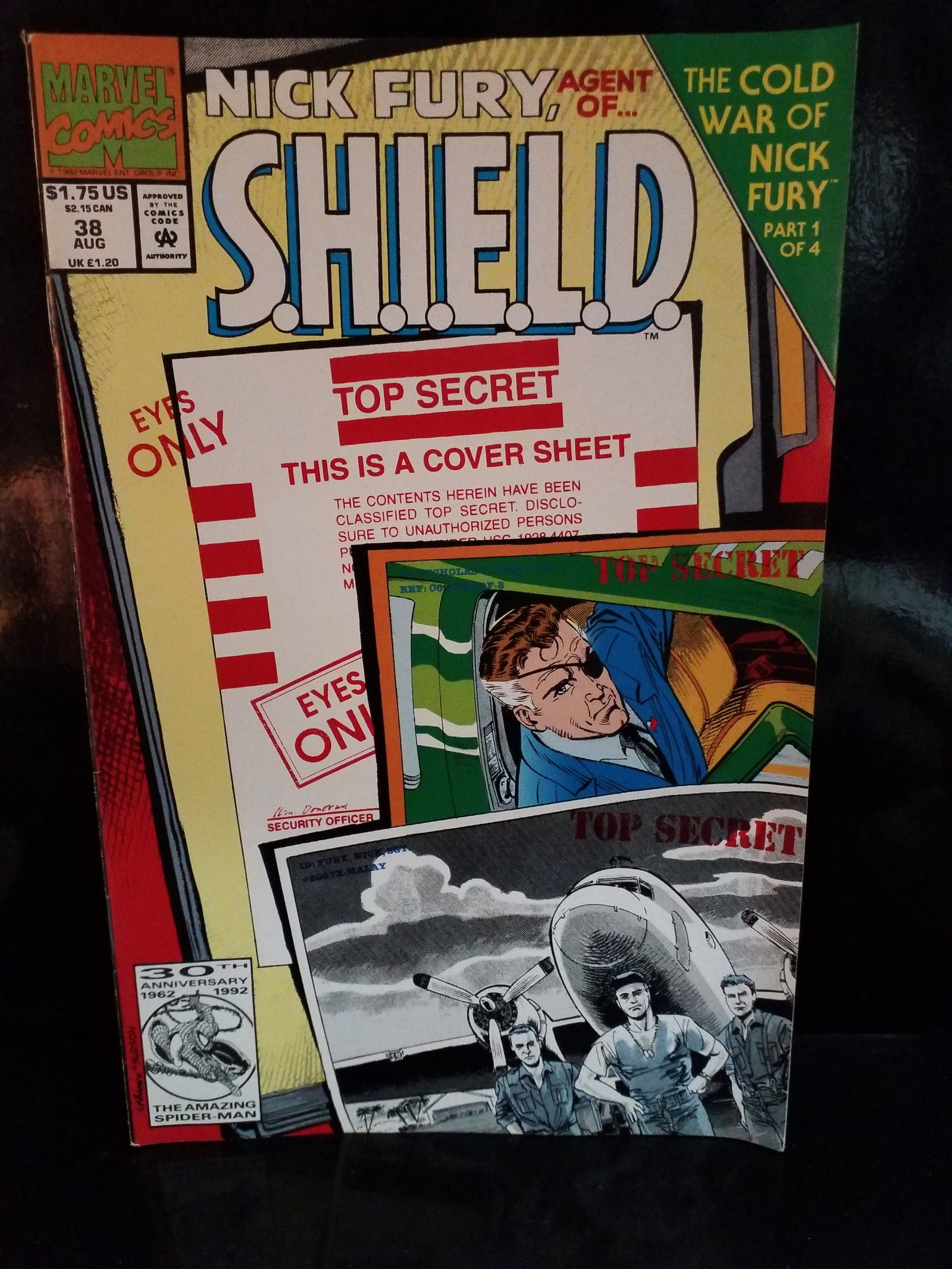 NICK FURY AGENT OF SHIELD #38 MARVEL 1992 comic book VF+: Higher grade comic, Many Comic books being added, most of which are in Exceptional Condition. Many Grade worthy and higher grade. Please inspect pictures.