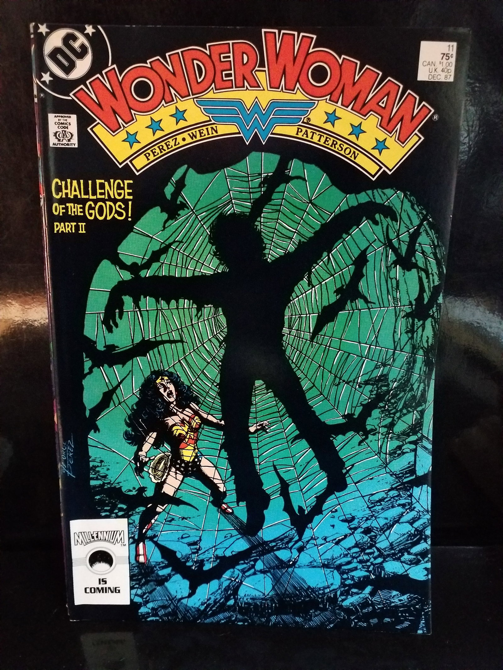 WONDER WOMAN #11 CHALLENGE OF THE GODS! GEORGE PEREZ! HI-GRADE! DC 1987 VF+: Higher grade comic, Many Comic books being added, most of which are in Exceptional Condition. Many Grade worthy and higher grade. Please inspect pictures.