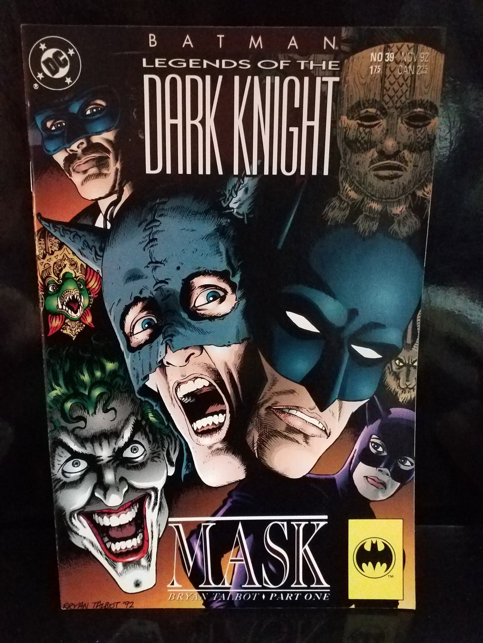 Batman: Legends of the Dark Knight #39 DC Comics Nov. 1992 BRYAN TALBOT 1987 VF+: Higher grade comic, Many Comic books being added, most of which are in Exceptional Condition. Many Grade worthy and higher grade. Please inspect pictures.