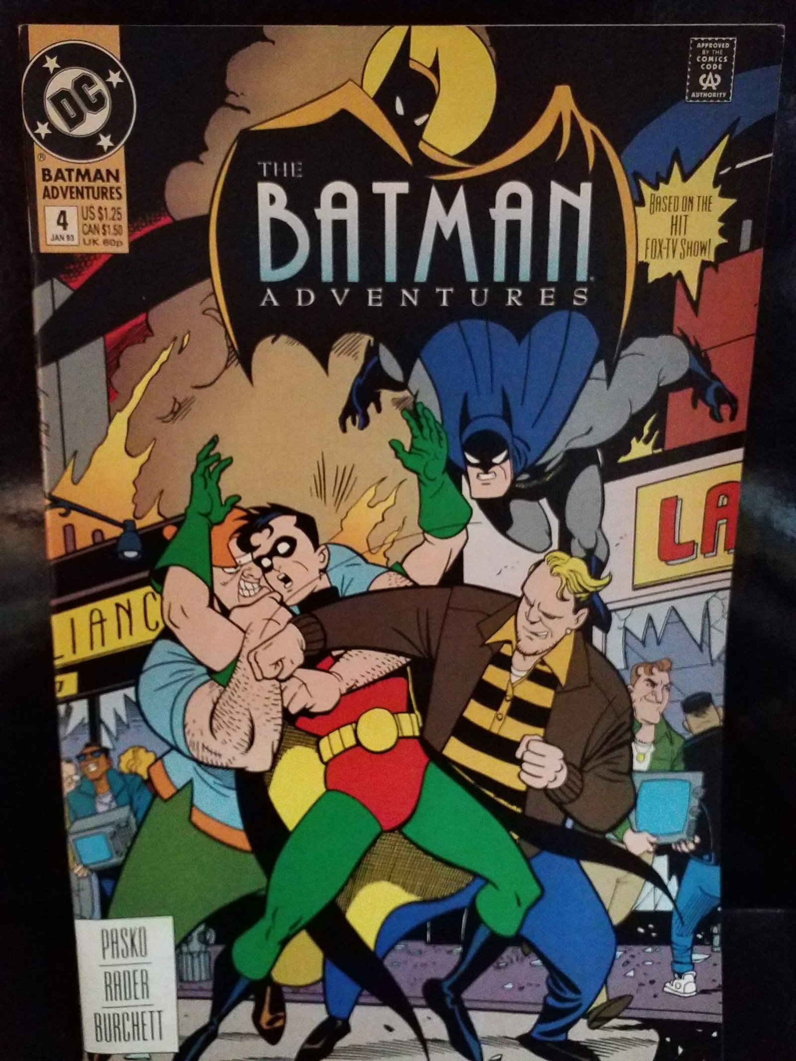 DC Comics The Batman Adventures #4 (1993) Batman Robin Rick Burchett Cover VF+ (1 of 2)