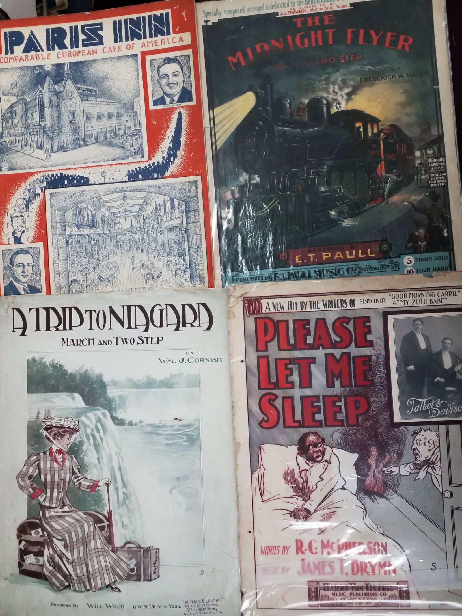 A Giant Collection of Over 175 Pieces of Sheet Music Black Americana Military Big Bands etc (1 of 12)