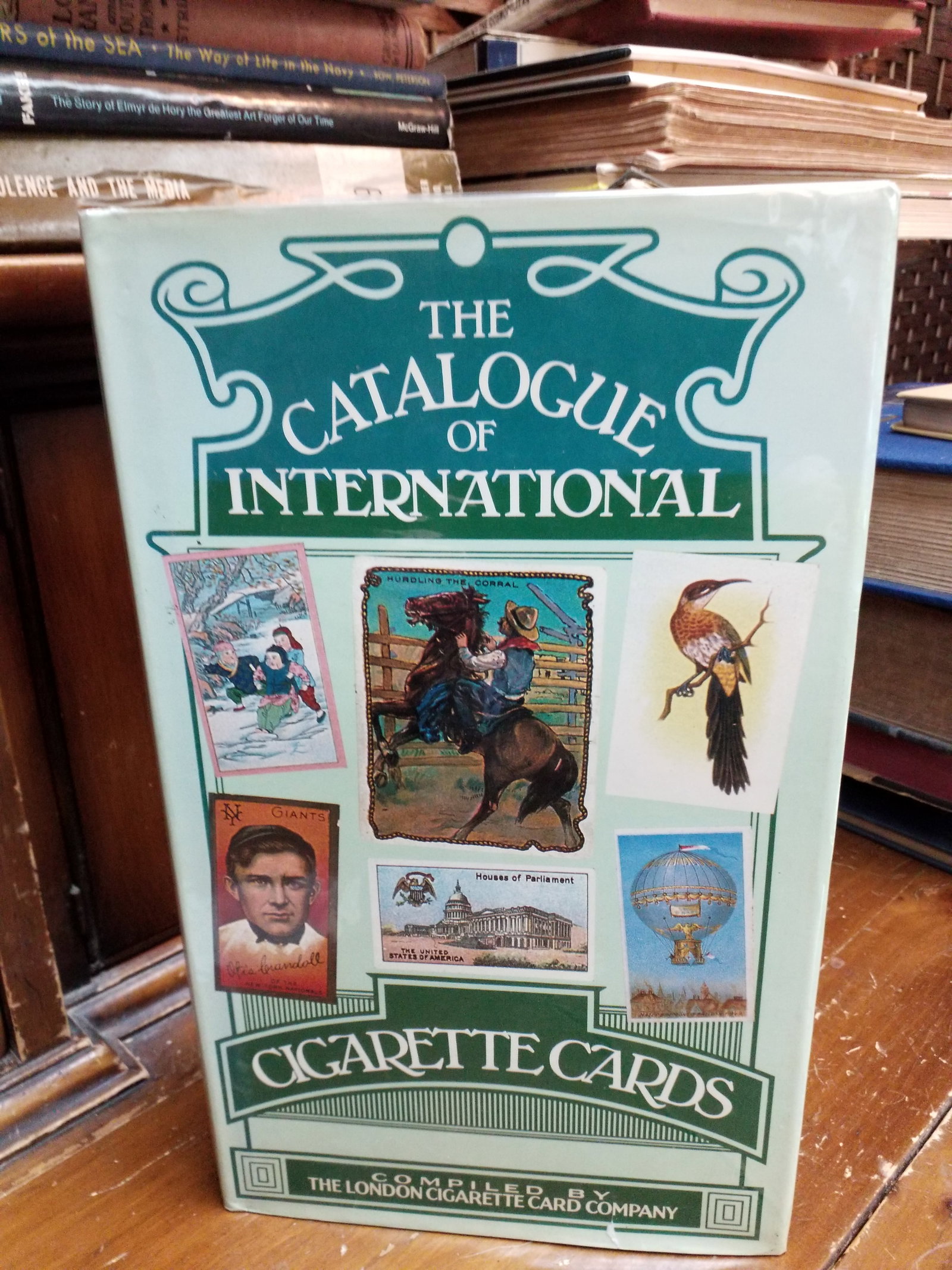 "The Catalogue of International Cigarette Cards," by The London Cigarette Card Company 1982 VG+: "The Catalogue of International Cigarette Cards," compiled by The London Cigarette Card Company.It is a 1982 hardcover publication featuring both color and black-and-white plates.The catalogue measure