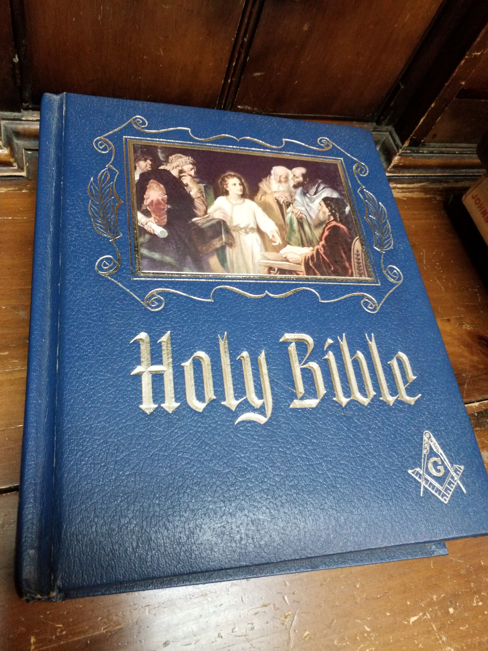 Freemason Masonic Illustrated BIBLE King James Version with Mason's Histories Eyecatching (1 of 19)