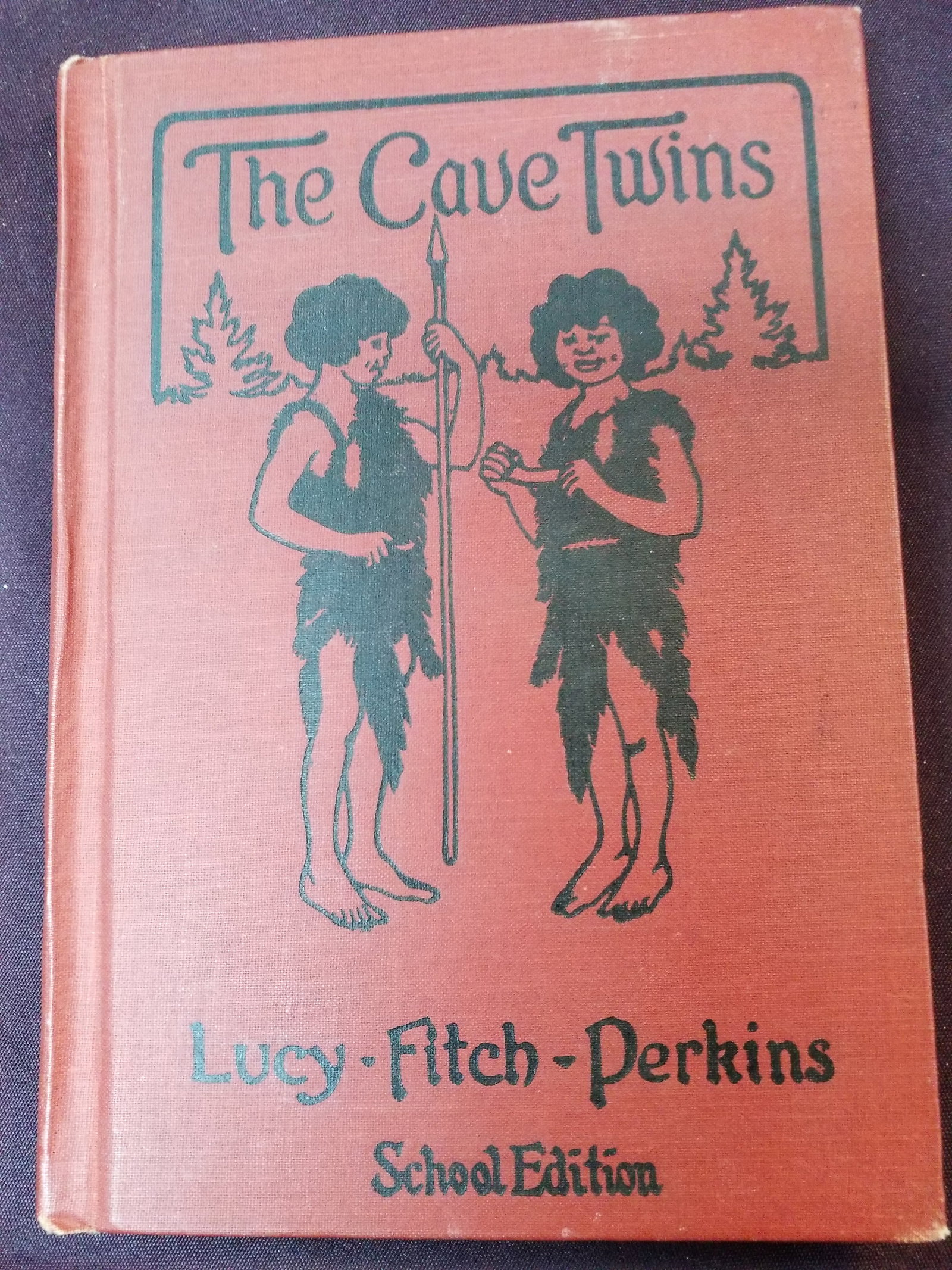 The Cave Twins by Lucy Fitch Perkins 1916 Hardcover Book School Edition: Published by Houghton Mifflin , illustrated, hardcover overall in good condition. Please view all pictures for further condition and content details.More Books being added. .Please inspect pictures.