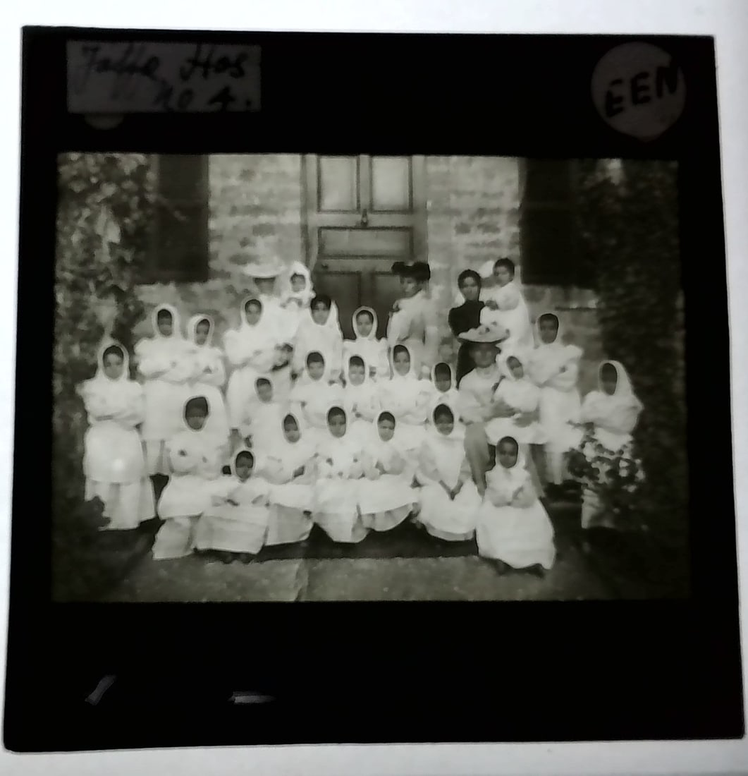 Jaffe Hospital 1880s-Early 1900s Magic Lantern Slide Identified (1 of 1)