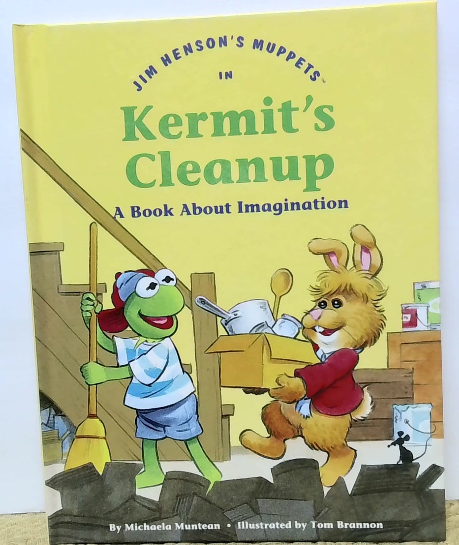 Jim Henson's Muppets in Kermit's Cleanup : A Book about Imagination 1993 New: New , Published by Grolier,. This book will make an excellent Gift.