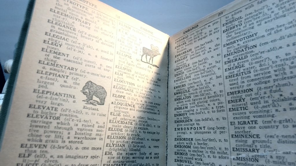 Abbott's Webster Selected Dictionary 1923 - 4