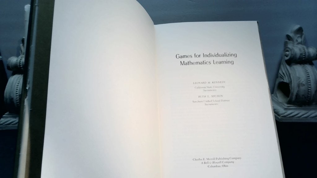 Games For Individualizing Mathematics Learning - 7