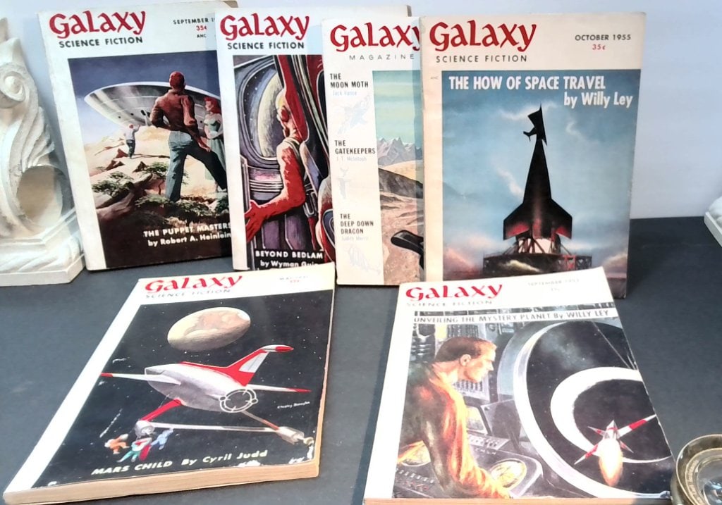 Vtg Galaxy Science Fiction Magazines Lot (1 of 4)