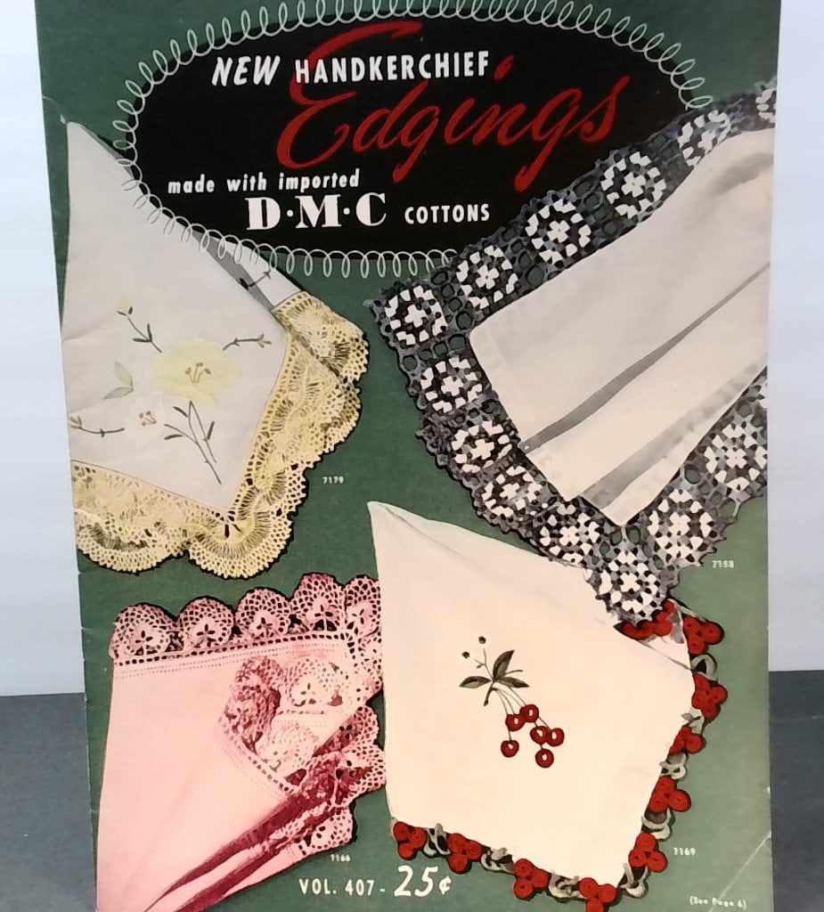 Vtg DMC Handkerchief Edgings Pattern Book (1 of 5)