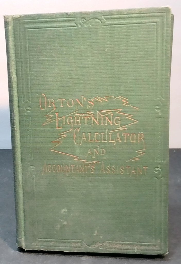Orton's Lightning Calculator 1871 (1 of 10)