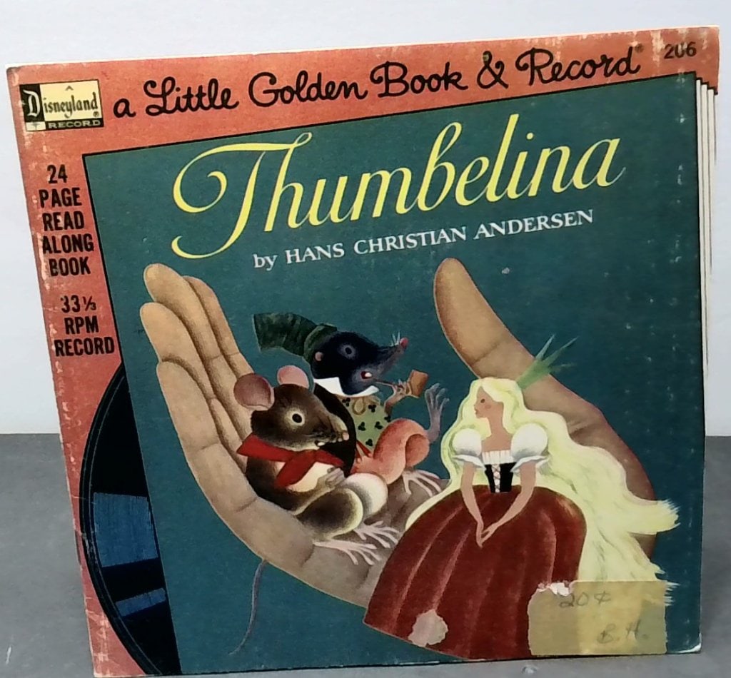 Disneyland Little Golden Book & Record Thumbelina (1 of 9)