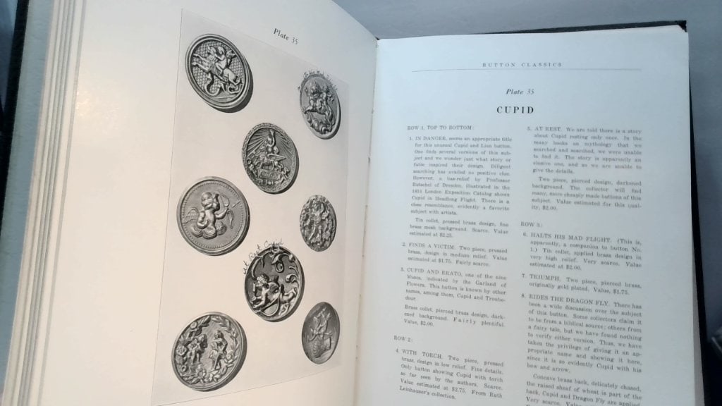 Button Classics By Couse And Maple Reference Book - 9