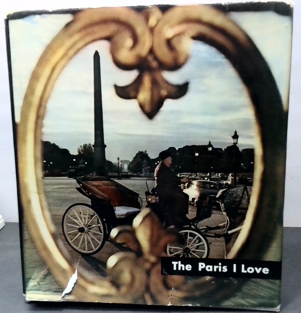 The Paris I Love Photography Book: The Paris I Love, Photography By Patrice Molinard, Introduction By Marcel Ayme, Titles By Antoine Blondin, Text By Jean-Paul Clebert, Tudor Publishing Company, New York City, Hardcover, Illustrated.