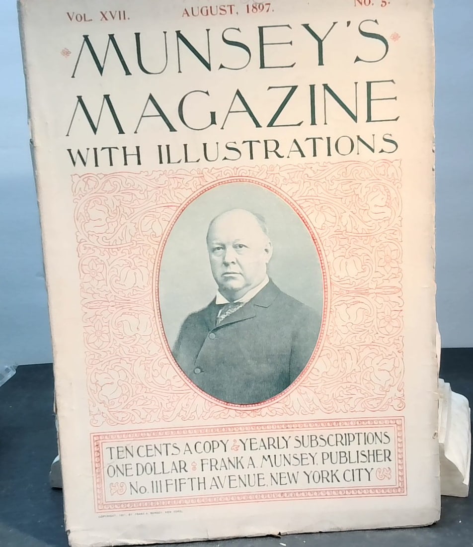 Vtg Munsey's Magazine August 1897 (1 of 9)