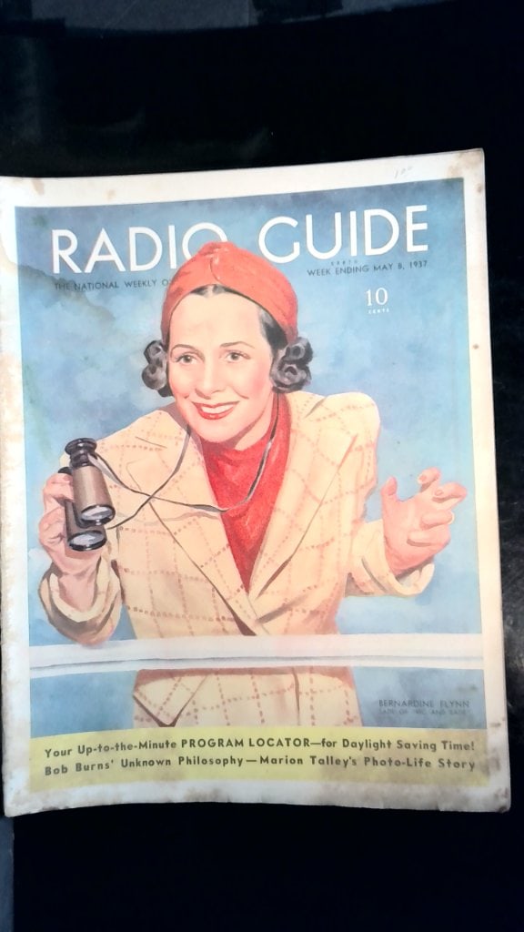 Vtg Radio Guide Magazine May 8 1937 (1 of 14)