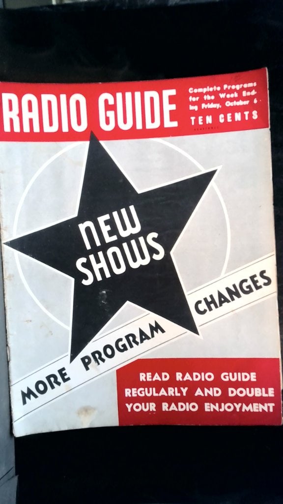 Vtg 1939 Radio Guide Magazine World Series (1 of 11)
