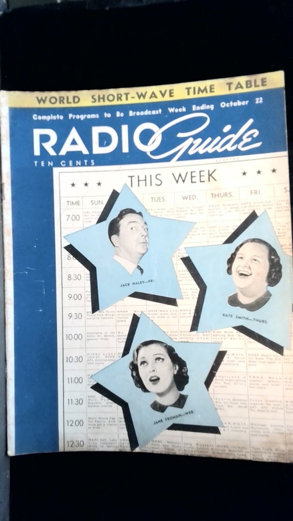 Vtg 1938 Radio Guide Magazine (1 of 7)
