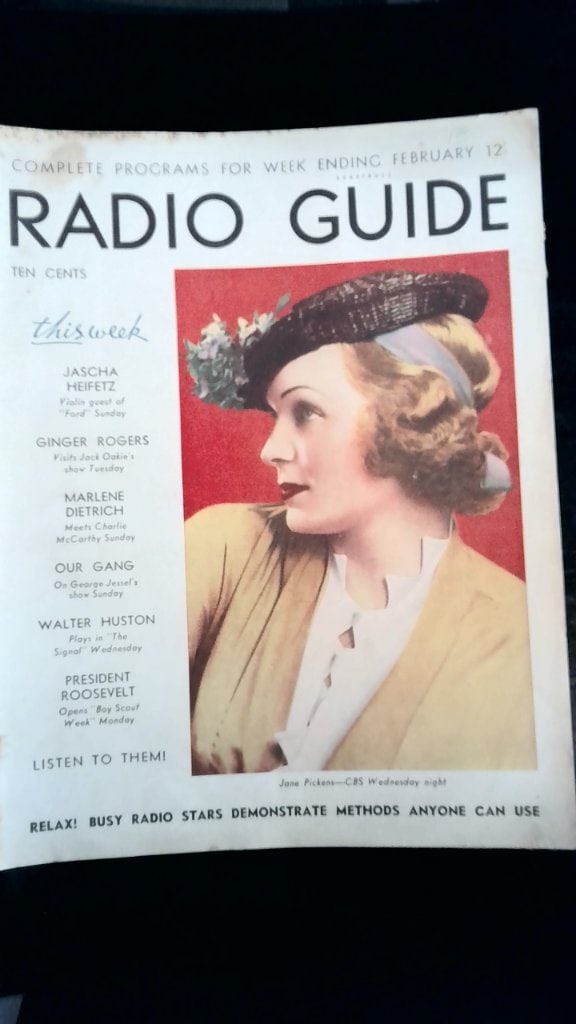 Vtg Radio Guide Magazine Feb 12 1938 (1 of 10)