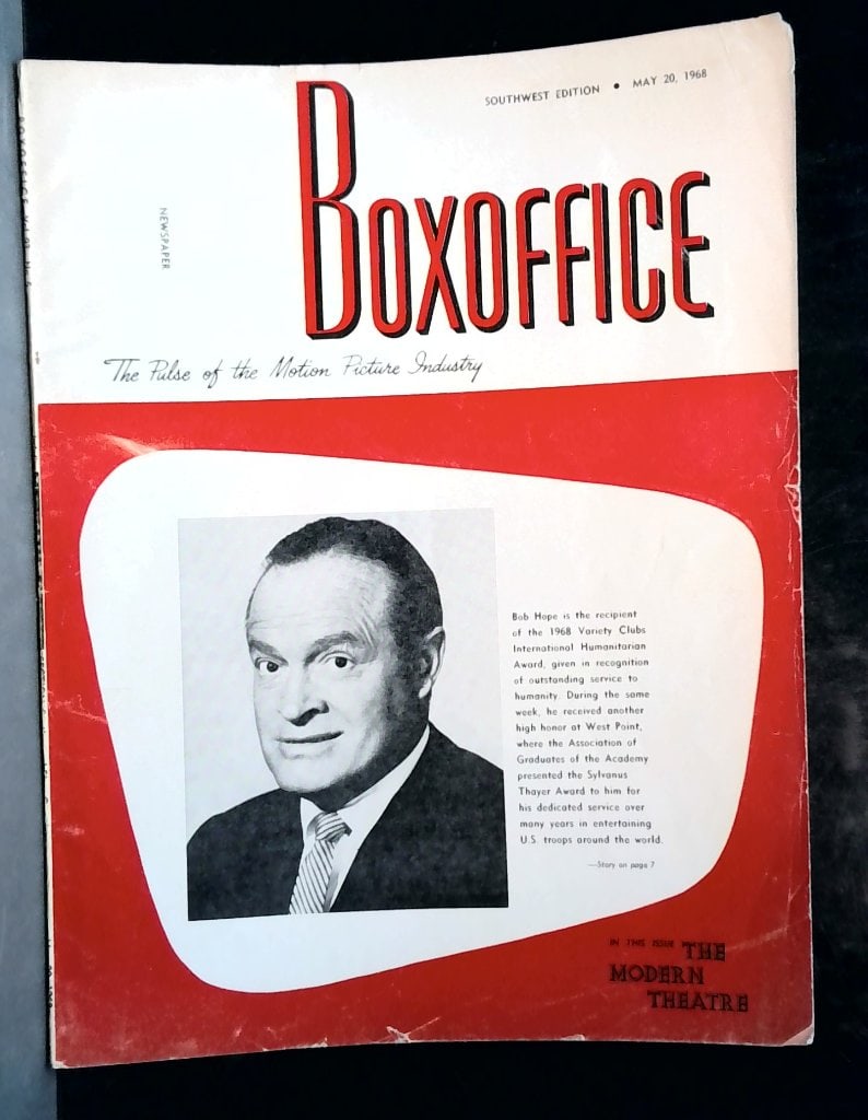 Vtg Boxoffice Magazine May 20 1968 (1 of 6)